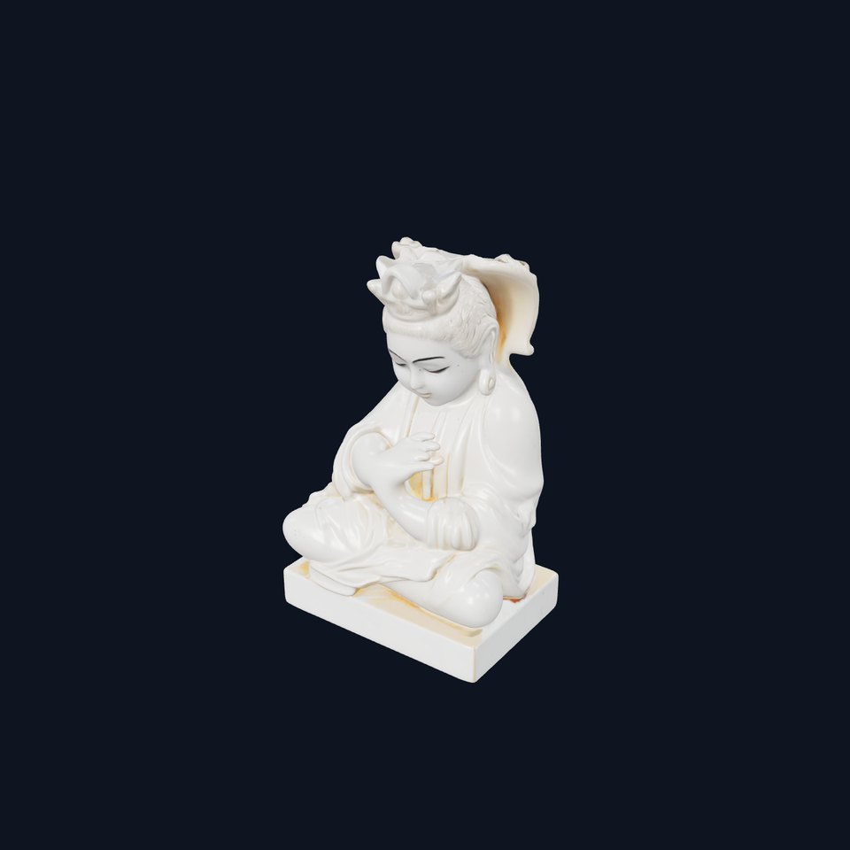 Serene Buddha Sculpture model pack